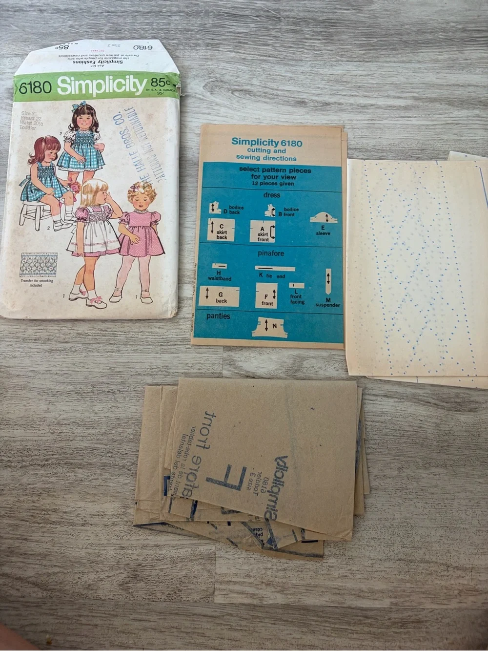 Vintage 70s & 80s Toddler 2/3 Sewing Patterns Butterick, McCall’s, Simplicity